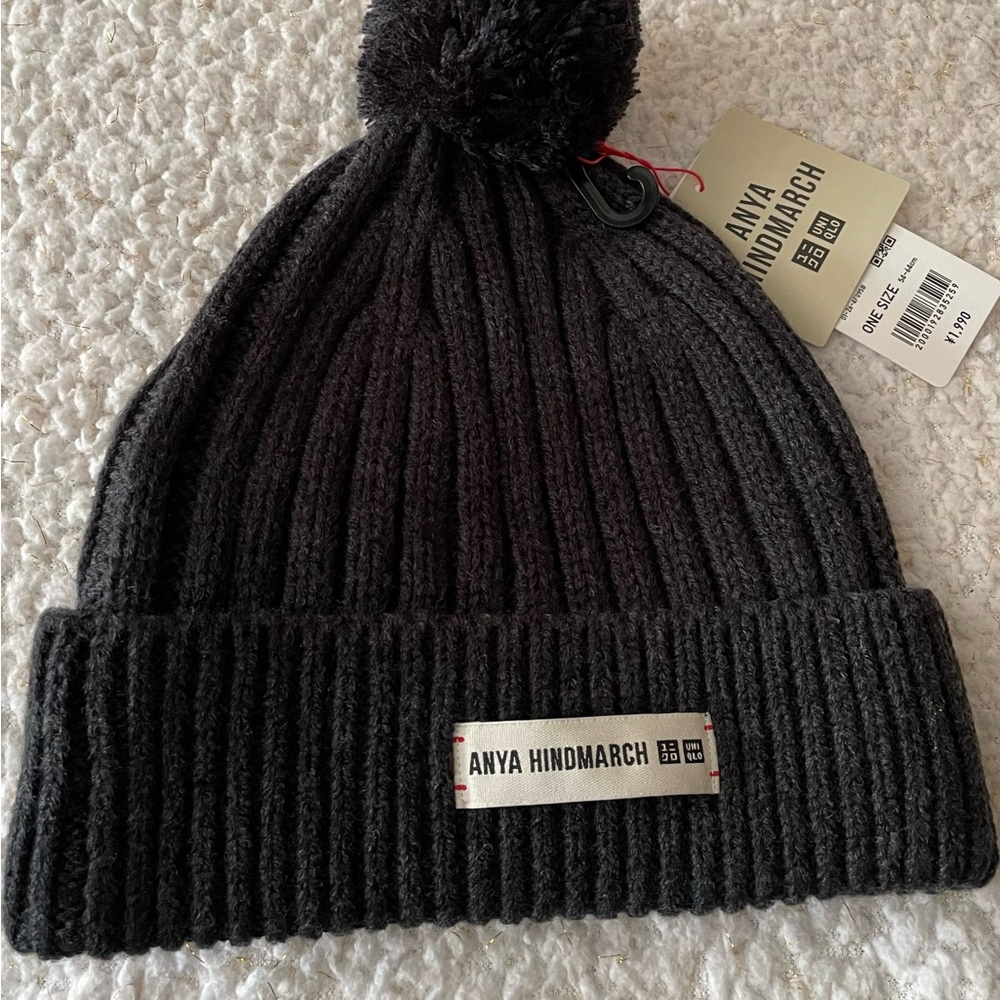 Limited edition unisex Anya Hindmarch x Uniqlo beanie